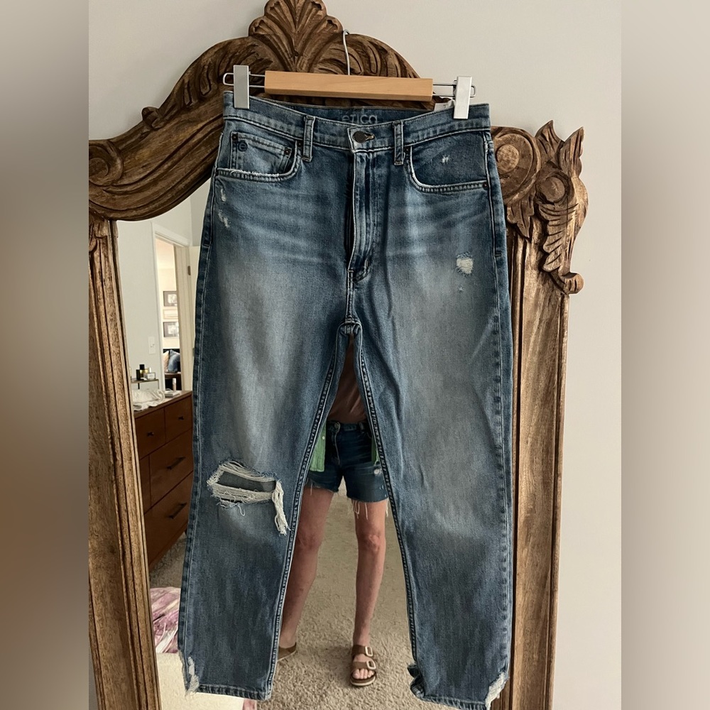 Etica jean Scarlet mid-rise slim size 28